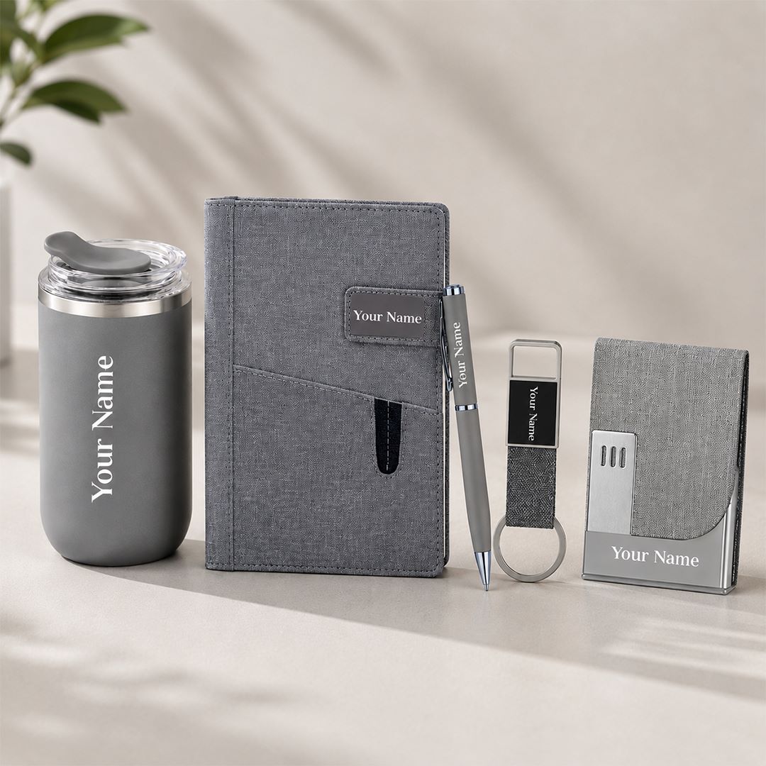 1782728963_Premium 5-in-1 Diary, Card Holder, Tumbler & Keychain Gift Set- 1